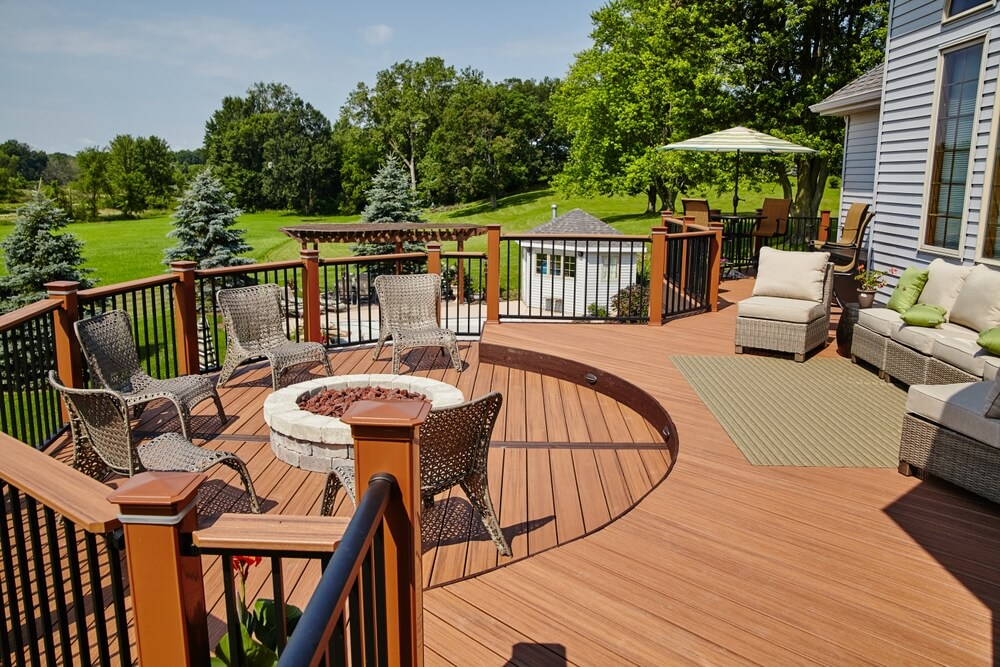 low-maintenance deck material