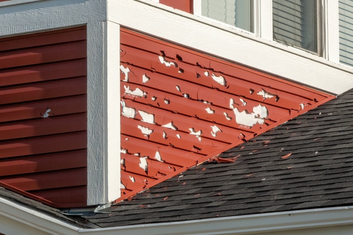 hail damage on siding