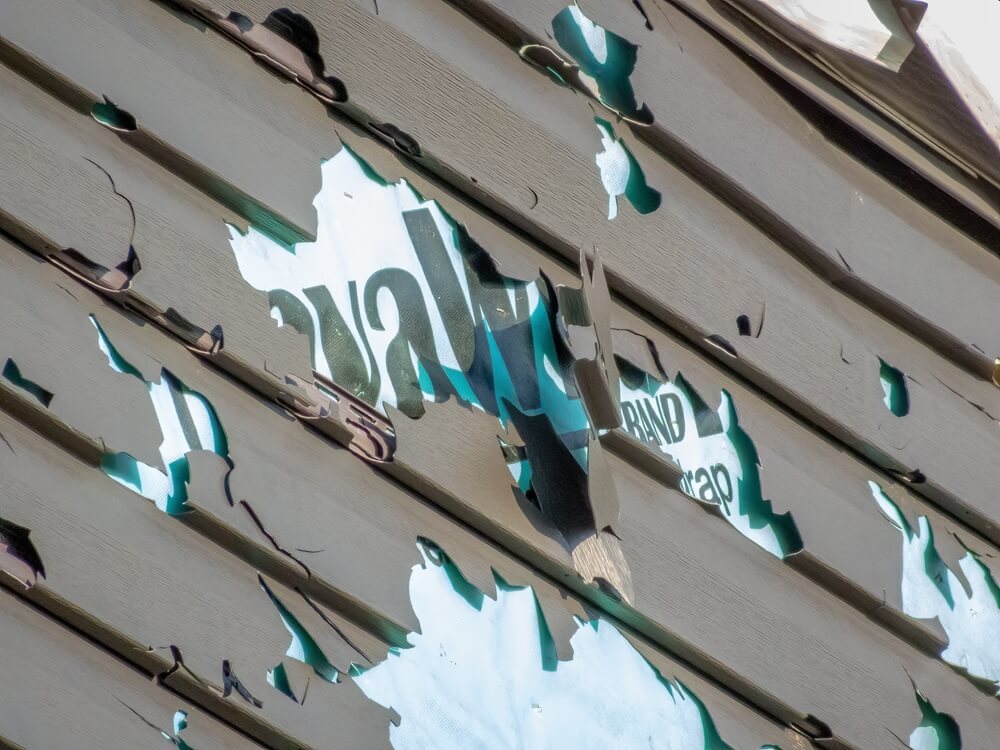 hail damage on siding