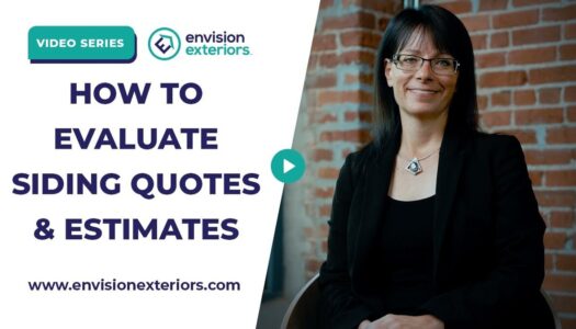 evaluate siding quotes & estimates